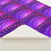 Strobe Lights Sherpa Blanket Deken (3/4)