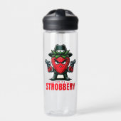 stroberryfles waterfles (Voorkant)