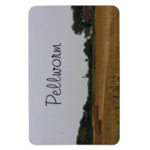 Strohballen Erntezeit auf Pellworm Magneet (Verticaal)