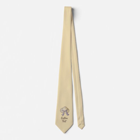Strohoed Beige Stropdas (Voorkant)