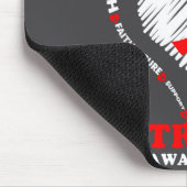 Stroke Awareness - I Wear Red For My Mom  Muismat (Hoek)