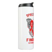 Stroke Awareness Month Ribbon Gifts Thermosbeker (Gedraaid links)