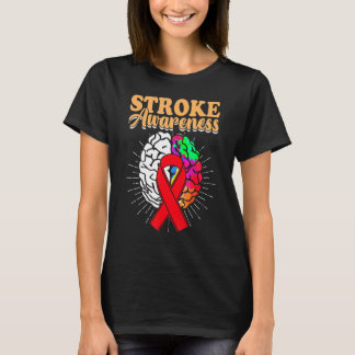 Stroke Awareness Survivor Treatment  Strong Warrio T-shirt