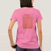 Stroke Bill of Rights Shirten T-shirt (Achterkant)