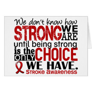 Stroke hoe sterk we zijn