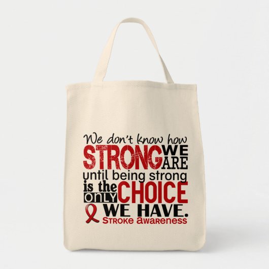 Stroke hoe sterk we zijn tote bag (Voorkant)