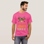 Stroke It Don't Poke It Funny Snooker Biljart T-shirt (Voorkant volledig)