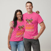 Stroke It Don't Poke It Funny Snooker Biljart T-shirt (Unisex)