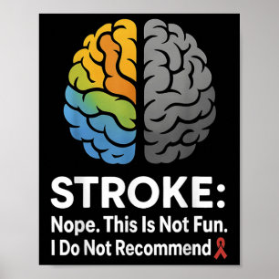 Stroke nope dit is niet leuk ik raad het niet aan! poster