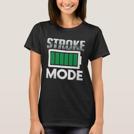 Stroke Recovery Mode Stroke Awareness and Survivor T-shirt (Voorkant)