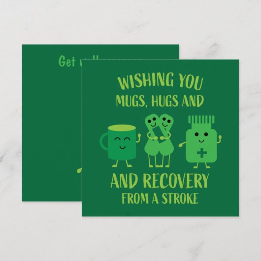 Stroke Recovery Profiteer snel van cadeautjes (Voorkant / Achterkant)