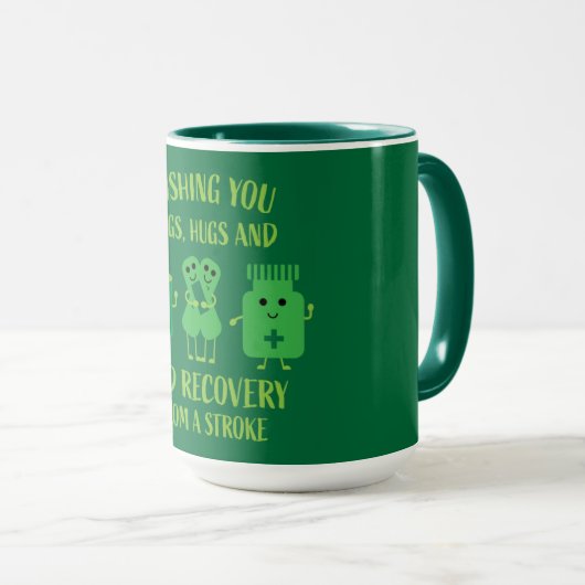 Stroke Recovery Profiteer snel van cadeautjes Mok (Voorkant rechts)