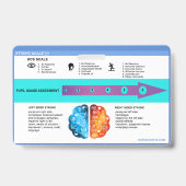 Stroke Scale Badge-begeleider Badge (Achterkant)