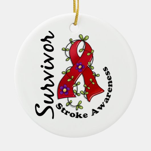 Stroke Survivor 15 Keramisch Ornament (Voorkant)