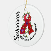 Stroke Survivor 15 Keramisch Ornament (Links)