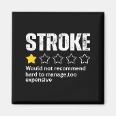 Stroke Survivor Heart Disease Warrior Fighter Card Magneet (Voorkant)