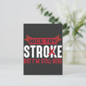 Stroke Survivor Supporter Stroke Awareness Briefkaart (Staand voorkant)