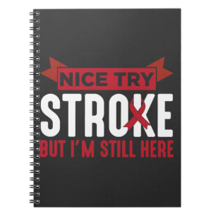 Stroke Survivor Supporter Stroke Awareness Notitieboek