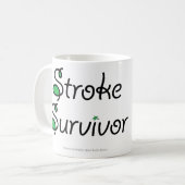 StrokeSurvivorGreen Koffiemok (Voorkant links)