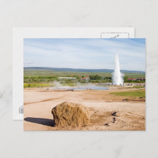 Strokkur #3 briefkaart (Voorkant / Achterkant)