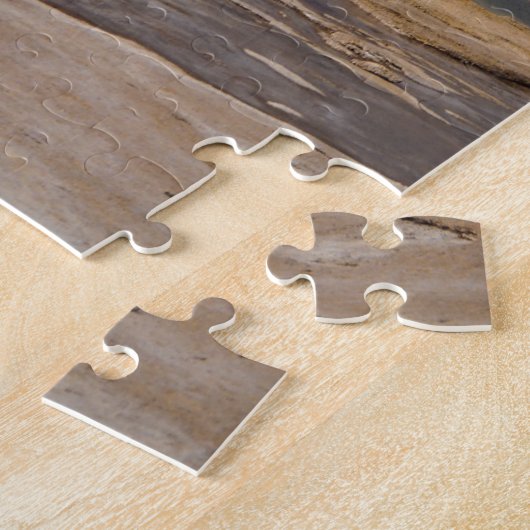 Strokkur Geyser Eruption, IJsland, Jigzaag Puzzle Legpuzzel (Zijkant)