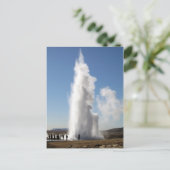 Strokkur- Geyser in IJsland Briefkaart (Staand voorkant)