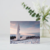 Strókur geysir briefkaart (Staand voorkant)