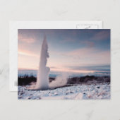 Strókur geysir briefkaart (Voorkant / Achterkant)