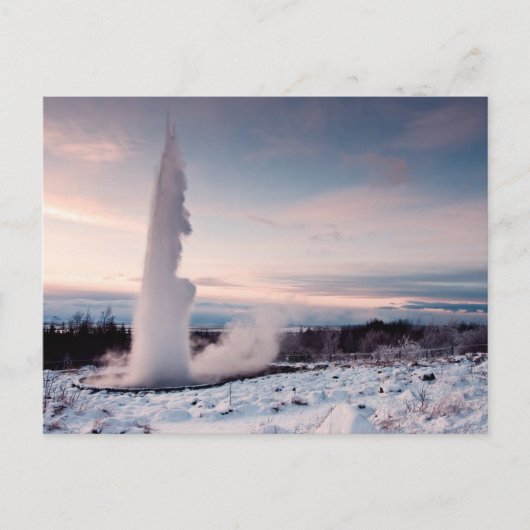 Strókur geysir briefkaart (Voorkant)