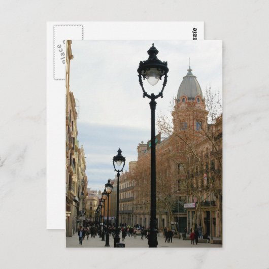 Stroll Barcelona - Portal del Angel Briefkaart (Voorkant / Achterkant)