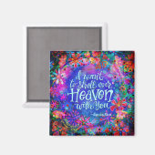"Stroll over de hemel"Inspiron Magnet (Voorkant / Achterkant)