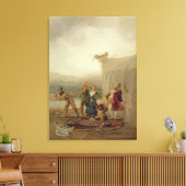 Strollen, 1793 (olie op tin bord) canvas afdruk (Insitu (Woonkamer))