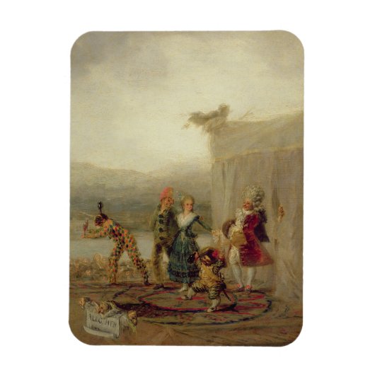 Strollen, 1793 (olie op tin bord) magneet (Verticaal)