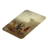 Strollen, 1793 (olie op tin bord) magneet (Linkerzijde)