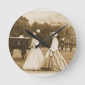 Strollen op het slagveld ronde klok (Voorkant)