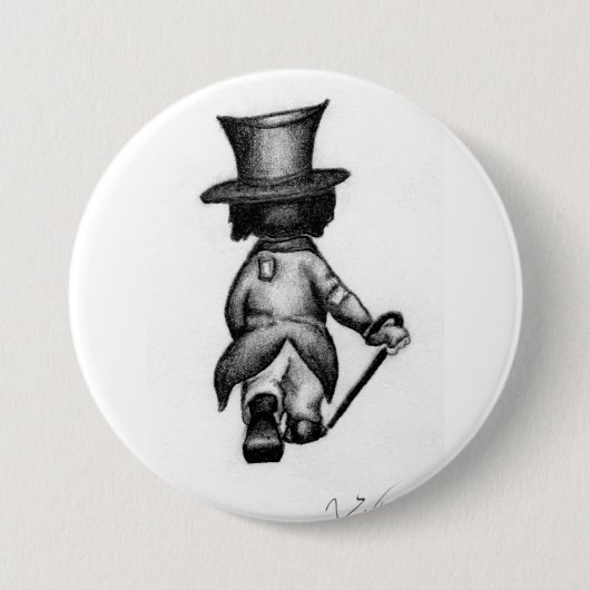 Strollen Ronde Button 7,6 Cm (Voorkant)