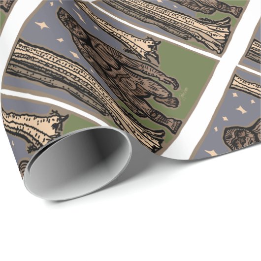 Strollen Sasquatch Cadeaupapier (Rol Hoek)