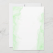 Stroller Baby shower Uitnodigen, Boho Genderneutra Kaart (Achterkant)