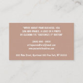 Stroller Baby sitter Daycare Nursery Visitekaartje (Achterkant)