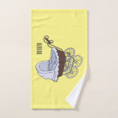 Stroller cartoon illustratie bad handdoek (Handdoek)