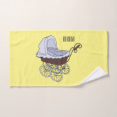 Stroller cartoon illustratie bad handdoek (Handdoek)