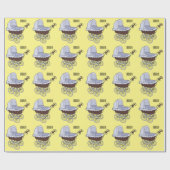 Stroller cartoon illustratie cadeaupapier (Vlak)