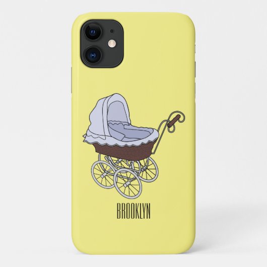 Stroller cartoon illustratie Case-Mate iPhone case (Achterkant)