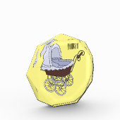 Stroller cartoon illustratie fotoblokken (Links)