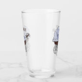 Stroller cartoon illustratie glas (Rechts)