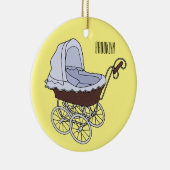 Stroller cartoon illustratie keramisch ornament (Rechts)