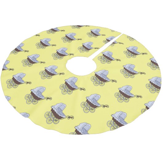 Stroller cartoon illustratie kerstboom rok (Gekanteld)