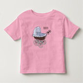 Stroller cartoon illustratie kinder shirts (Voorkant)