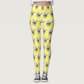 Stroller cartoon illustratie leggings (Voorkant)