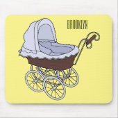 Stroller cartoon illustratie muismat (Voorkant)